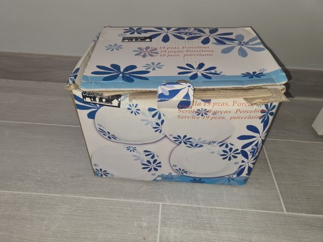 Vajilla de porcelana