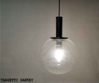 Lampada TARGETTI SANKEY - Globo "Pulegoso" Murano