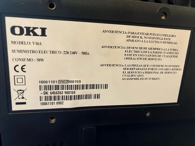 TV OKI monitor