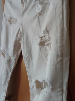 Pantalón vaquero blanco de hombre 