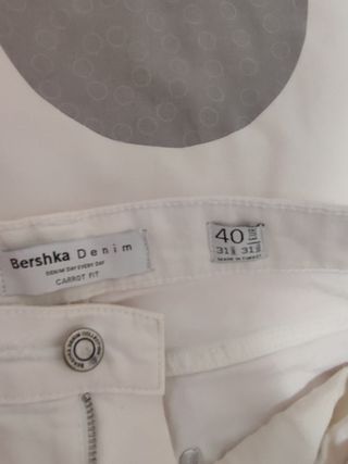 Pantalón vaquero blanco de hombre 