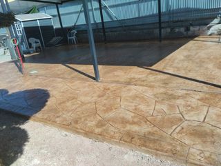 Reparacion y resinado hormigón impreso 