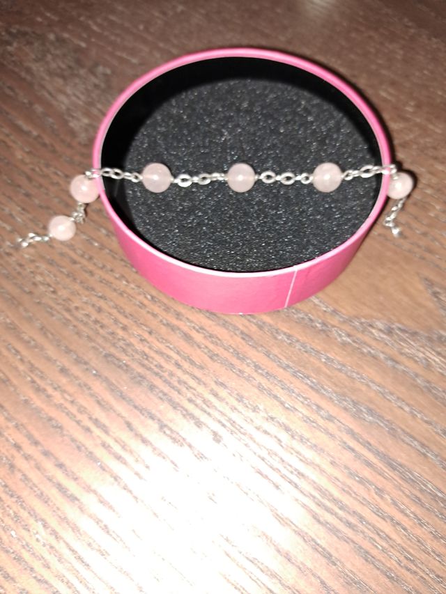 Pulseira de prata e ametista