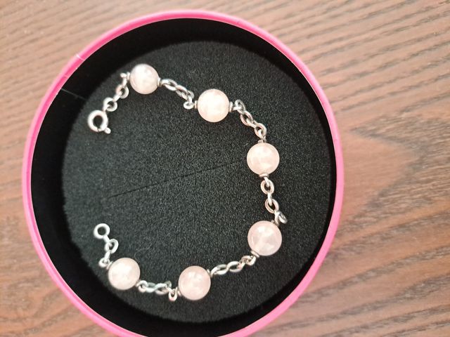 Pulseira de prata e ametista