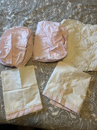 Lote pack ropa capazo mini cuna