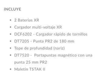 Atornillador pladur Dewalt 18v + Cargador rapido