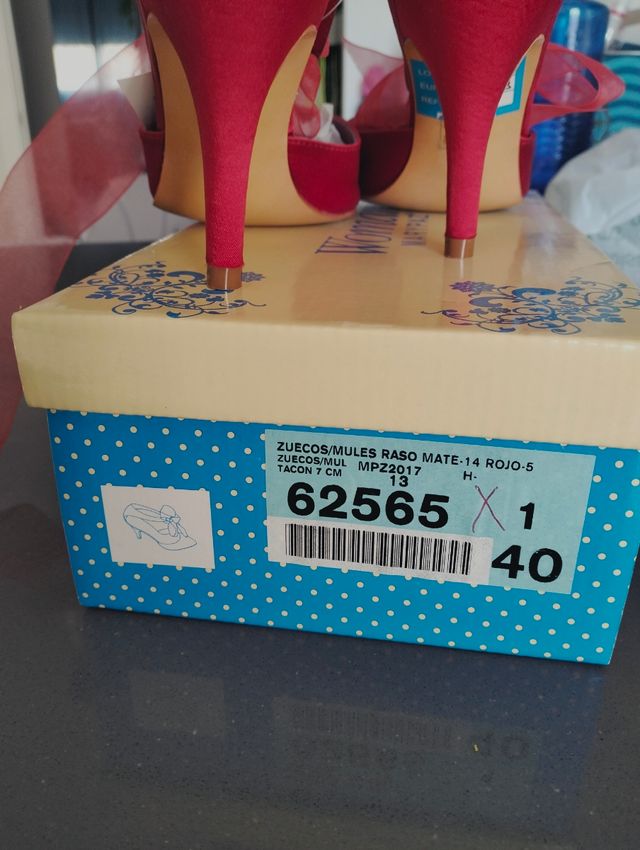 Zapatos tacón talla 40