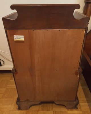 Letto + comodino in noce artigianale