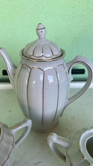 3 PIEZAS PORCELANA SANTA CLARA