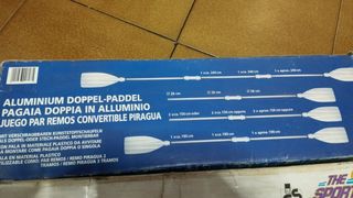 Canoa inchable con remo 2.77m