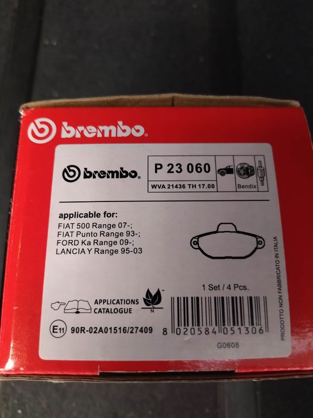 Pastiglie freni anteriori Brembo/Bosch 