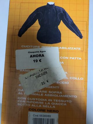 Chaqueta moto para el agua de la marca Biondi