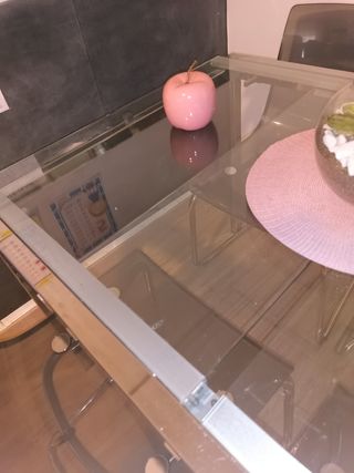 Mesa sillas 150/205/260x95 cm abatible