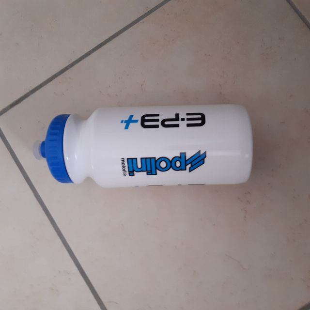 Borraccia Polini motori EP3+ bianco blu