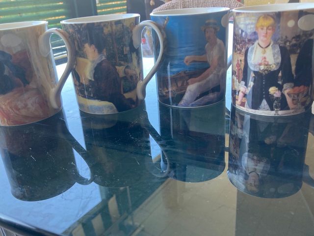 4 tazze impressionisti Leonardo collection