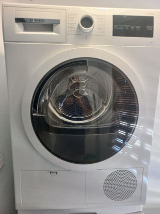 Secadora - Bosch WTR85V92ES, Bomba de calor, 8 kg,