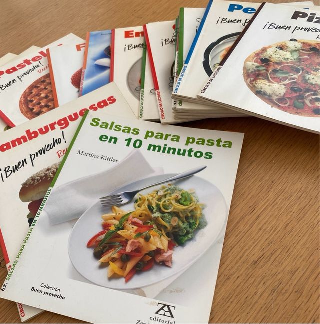 Colección 22 manuales de cocina