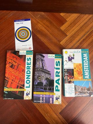 6 guías NUEVA YORK LONDRES PARIS
