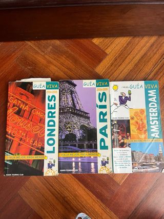 6 guías NUEVA YORK LONDRES PARIS
