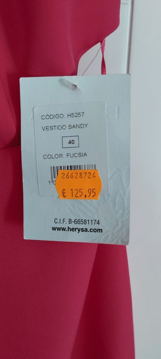 VESTIDO DE FIESTA A ESTRENAR