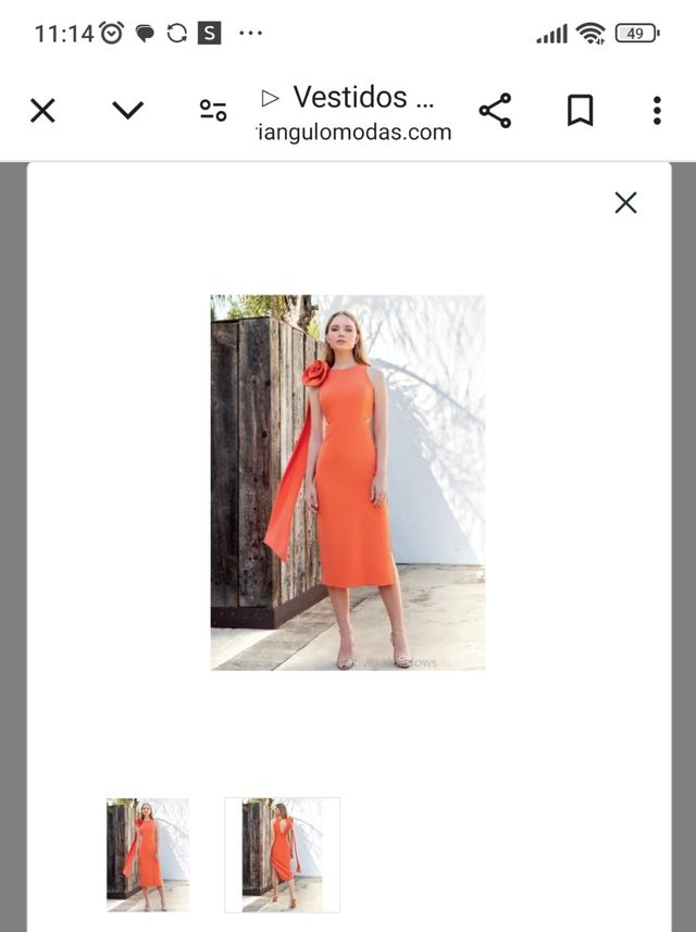 VESTIDO DE FIESTA A ESTRENAR