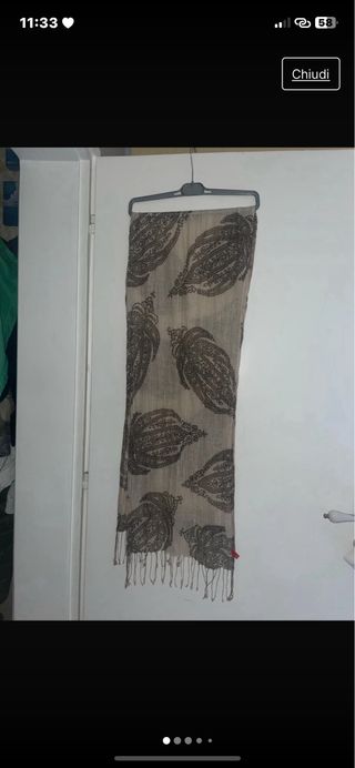 Foulard con frange per donna ESPRIT