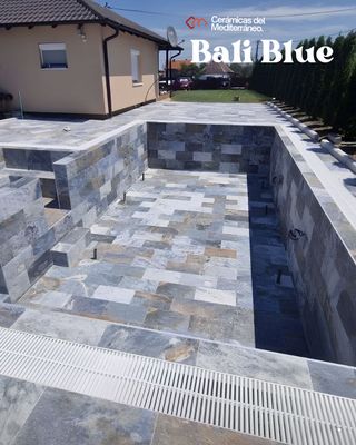 Suelo Ext. Piscina/ Terraza Bali Blue - 29,5x60cm