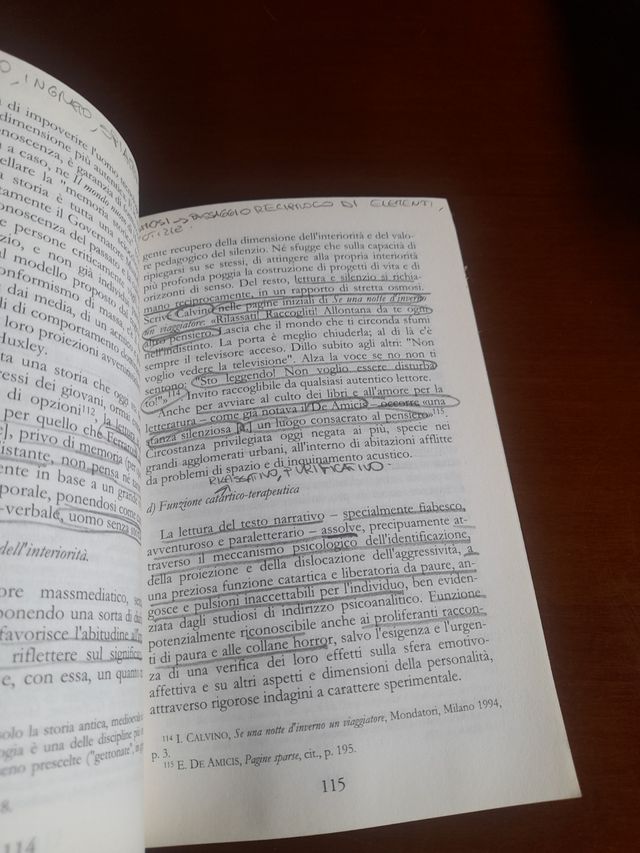 "Lettura e formazione umana"