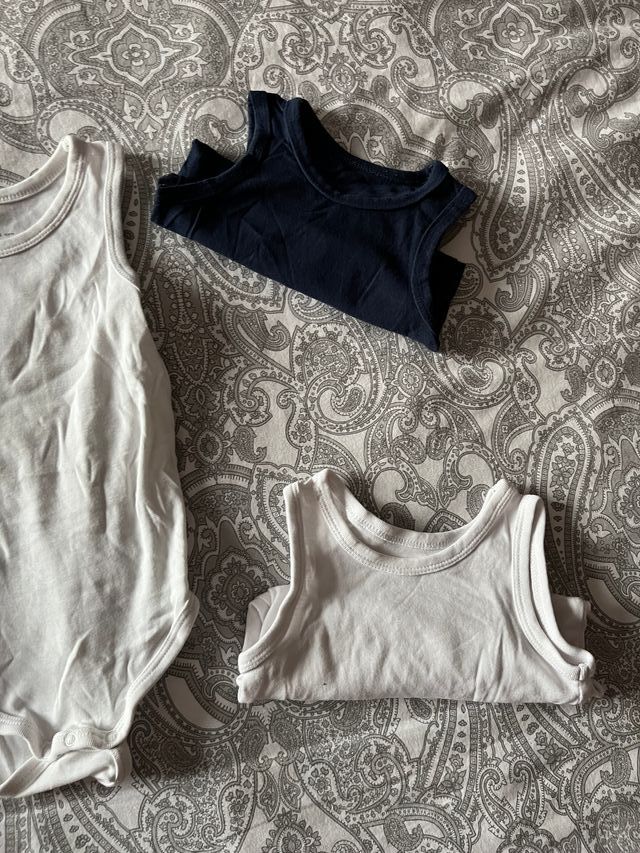 Lote pack 5 bodys de tirantes talla  18 meses