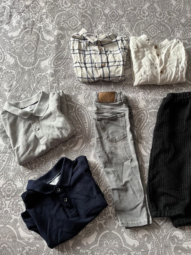 Lote pack ropa bebé niño 9-12 meses Zara Prenatal