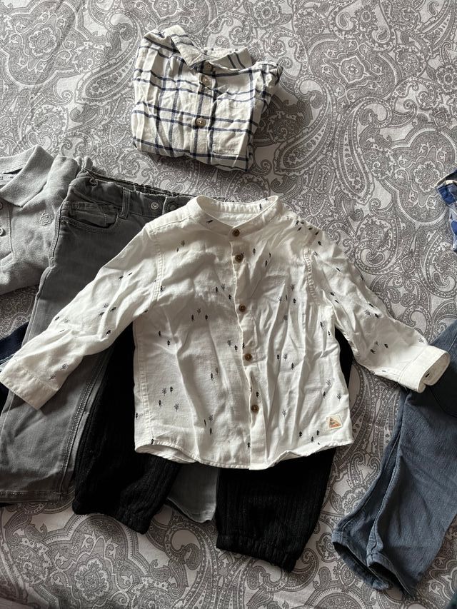 Lote pack ropa bebé niño 9-12 meses Zara Prenatal