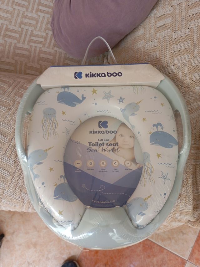 Para tapadera inodoro bebes