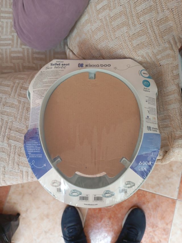 Para tapadera inodoro bebes
