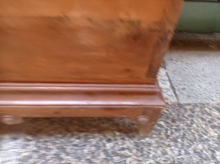 Liquidación Baúl antiguo madera de pino siglo XIX