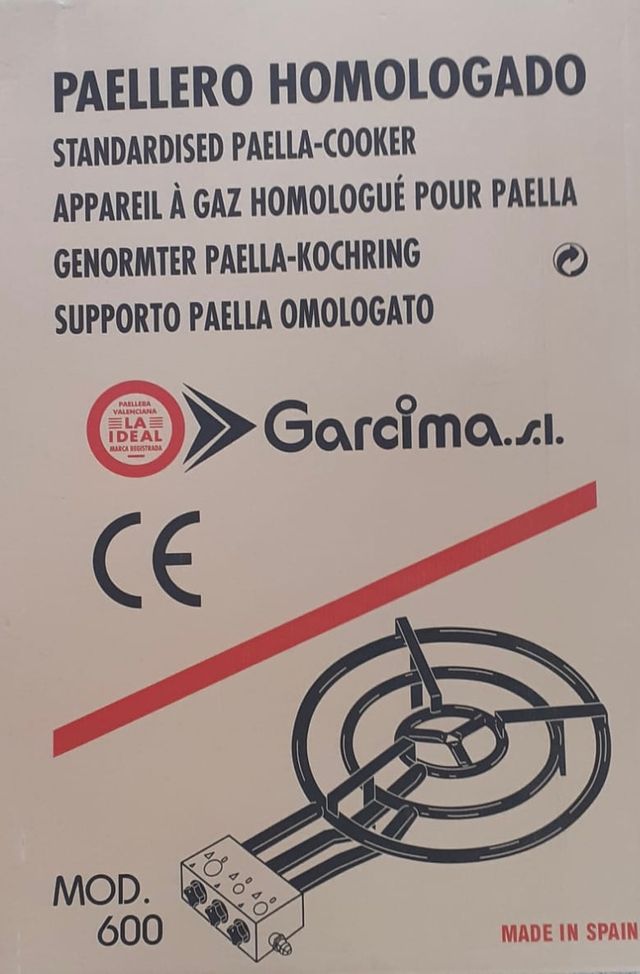 Lote paellero 60cm - 3 aros