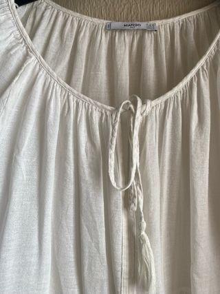 Blusa blanca - mango