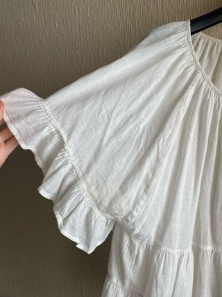 Blusa blanca - mango