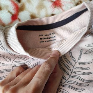 Chándal completo niña rosa pastel 92 cm