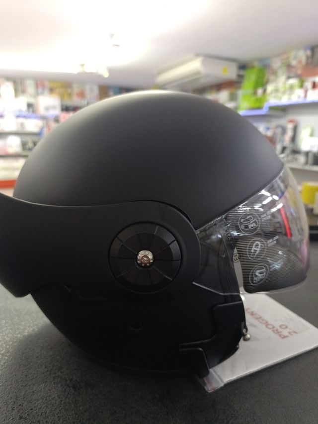 Casco Abatible LEM Negro Mate XXL