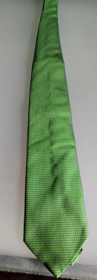 Cravatta pura seta Made in Italy Verde