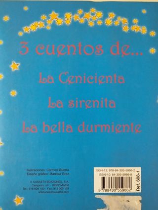 Libro. 3 cuentos de hadas. 