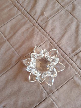 Fiore di loto in cristallo