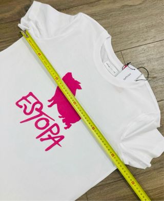 Camiseta mujer talla L estopa fúcsia