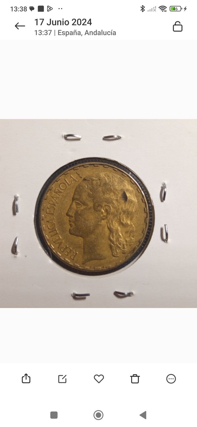 🎵1 peseta 1937🎵