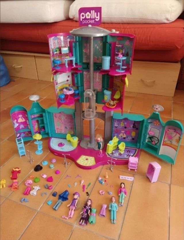 Pollypocket muñecas centro comercial avión acces de segunda mano