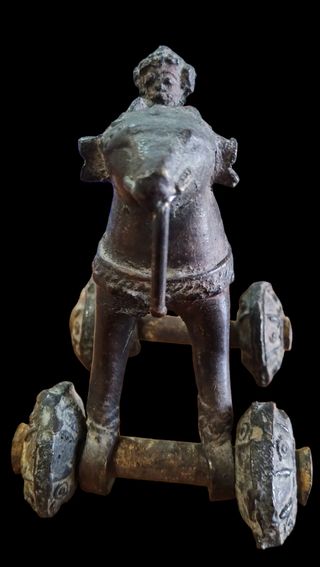 Figura Bronce India escultura Siglo XIX