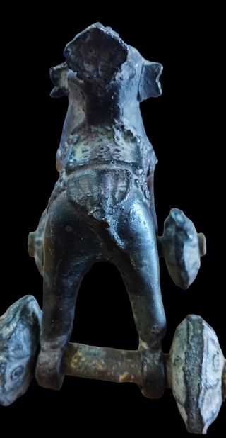 Figura Bronce India escultura Siglo XIX