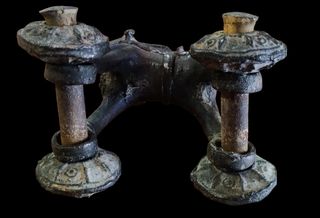 Figura Bronce India escultura Siglo XIX