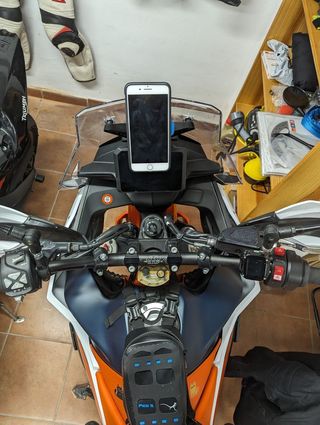 Soporte GPS y MOVIL Doble vision KTM 790R-890R 23