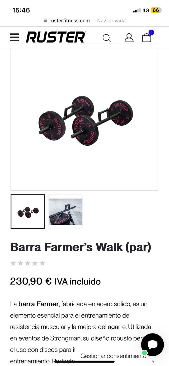 Barras Farmer Walk Ruster